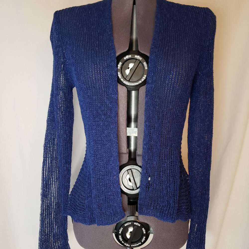 Eileen Fisher Blue Flutter Cardigan Size Petite